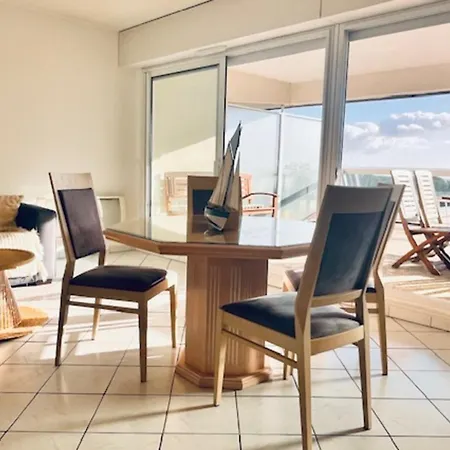 With Sea And Garden View In Apartment