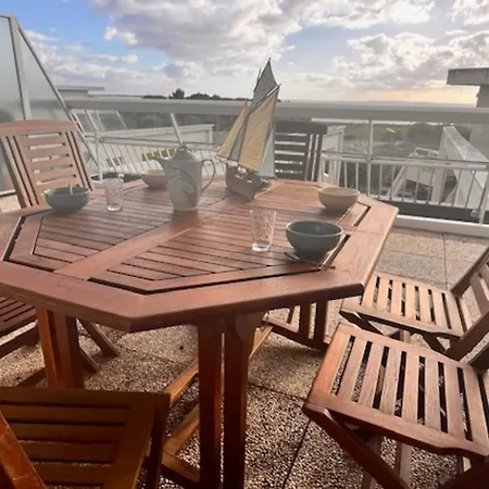 With Sea And Garden View In