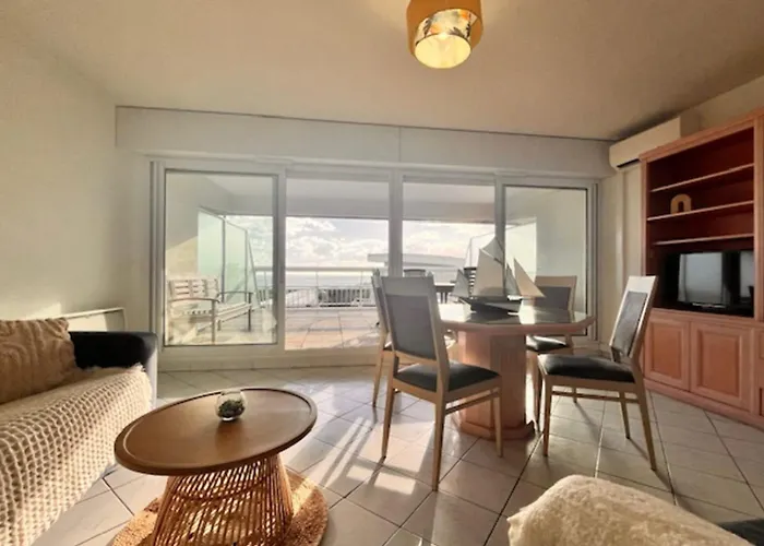 With Sea And Garden View In Apartment