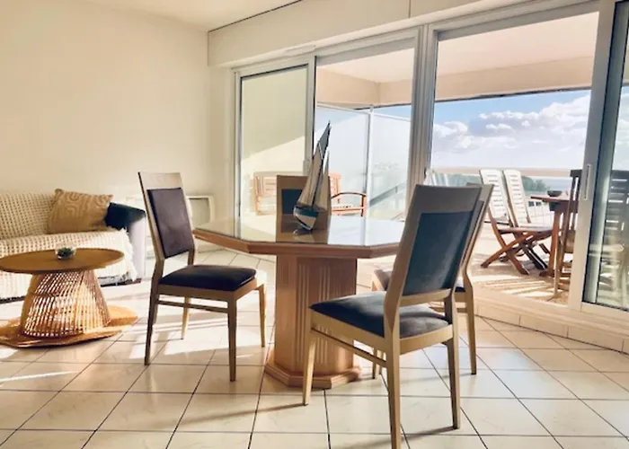 With Sea And Garden View In Apartment